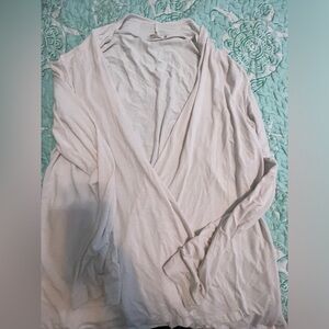 White stretch cardigan